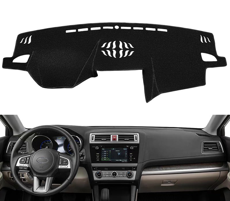 Yiz Dashboard Cover Dash Cover Mat Pad Custom Fit for Subaru Outback Legacy 2015 2016 2017 2018 2019 (15-19 Black) Z06 - Image 2